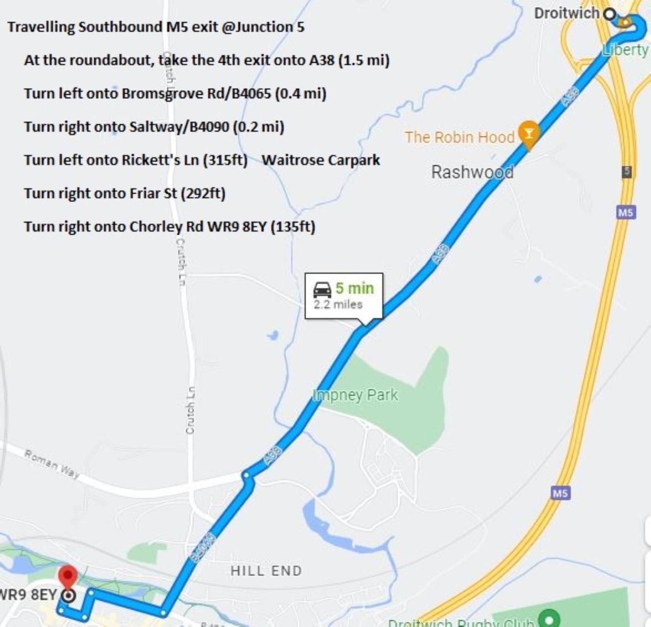 Enjoy Your Stay At Chorley Road Droitwich Eksteriør bilde