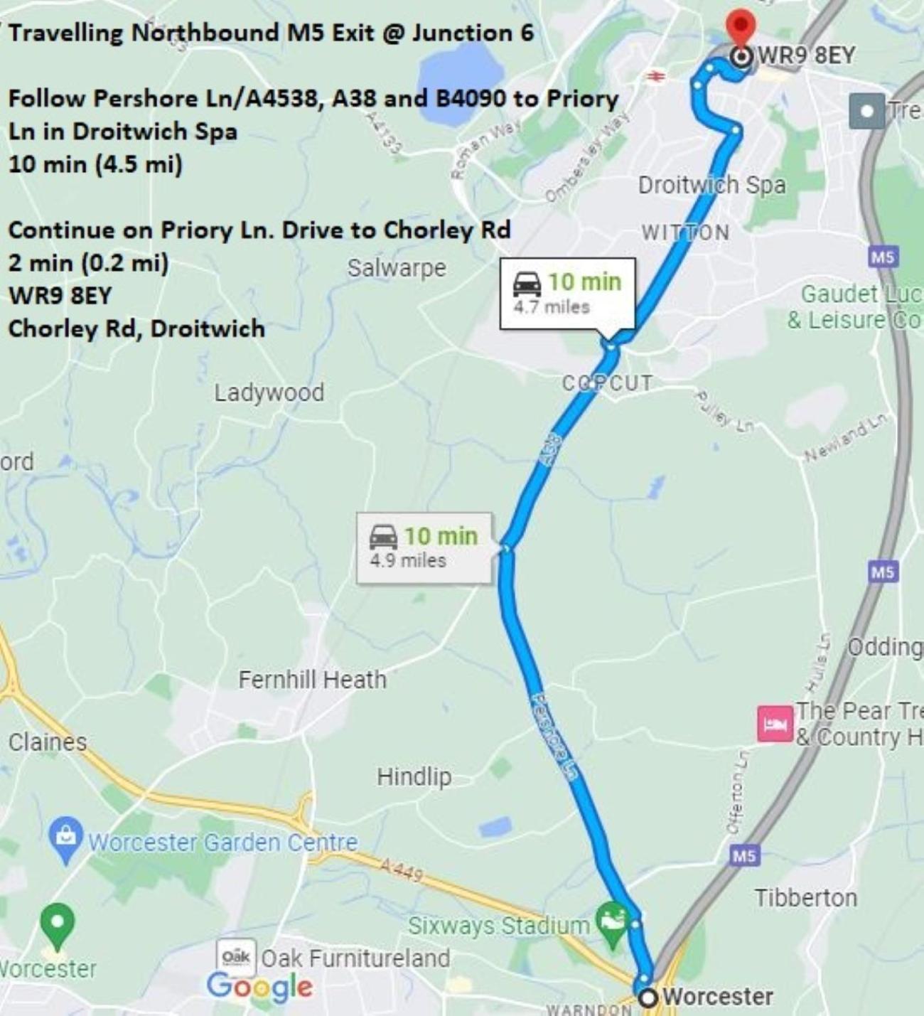 Enjoy Your Stay At Chorley Road Droitwich Eksteriør bilde
